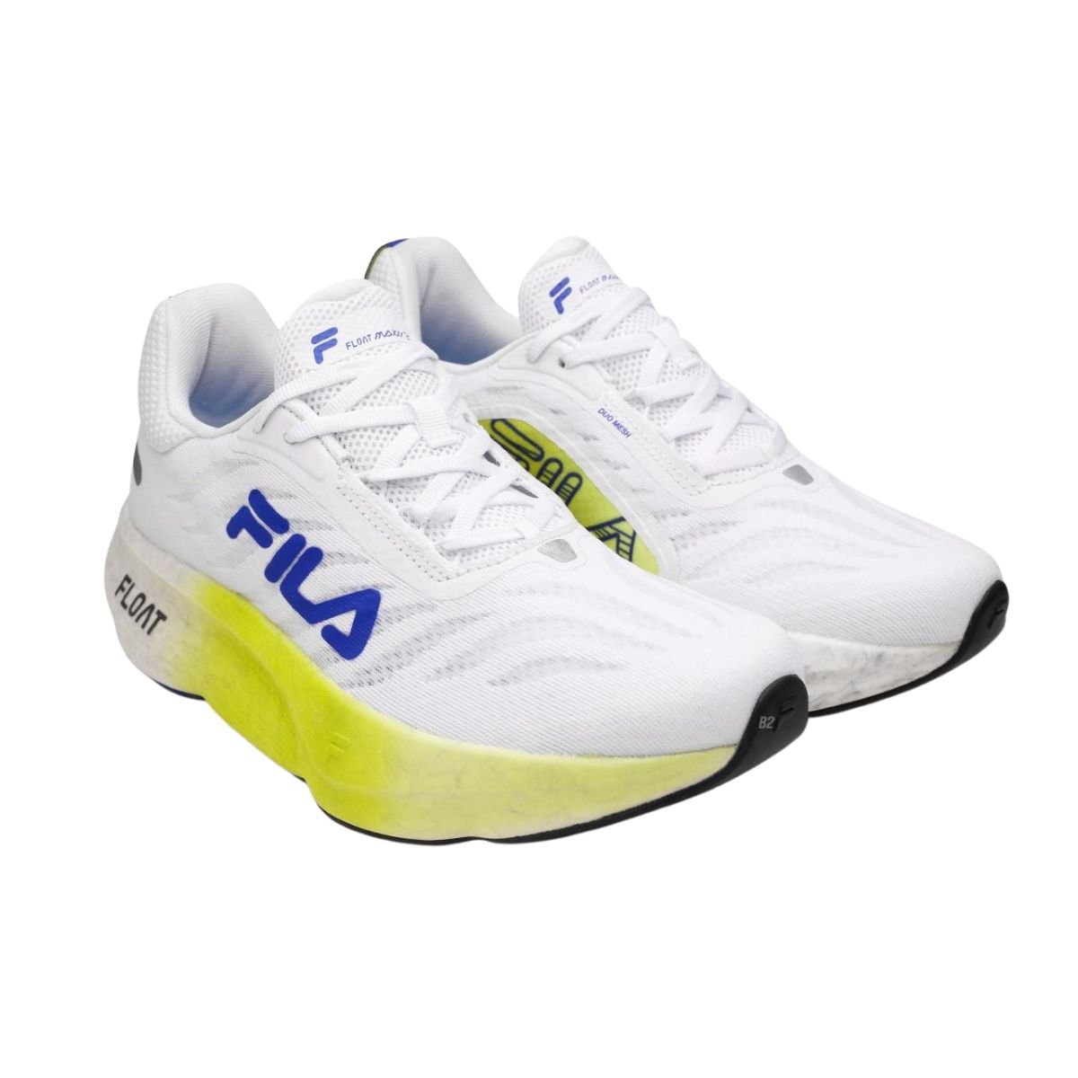 Tênis Running Masculino Fila Float Maxxi 2 Branco Branco/Azul/Amarelo 2