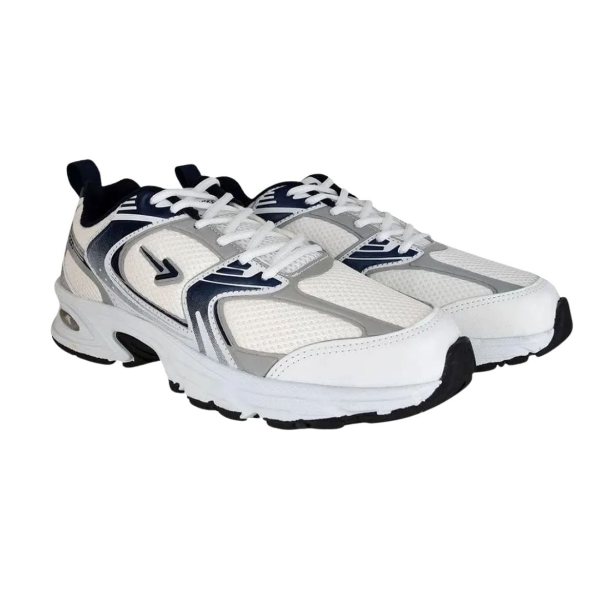 Tênis Corrida Masculino Box 200 Branco E Azul Branco/Cinza/Azul 2