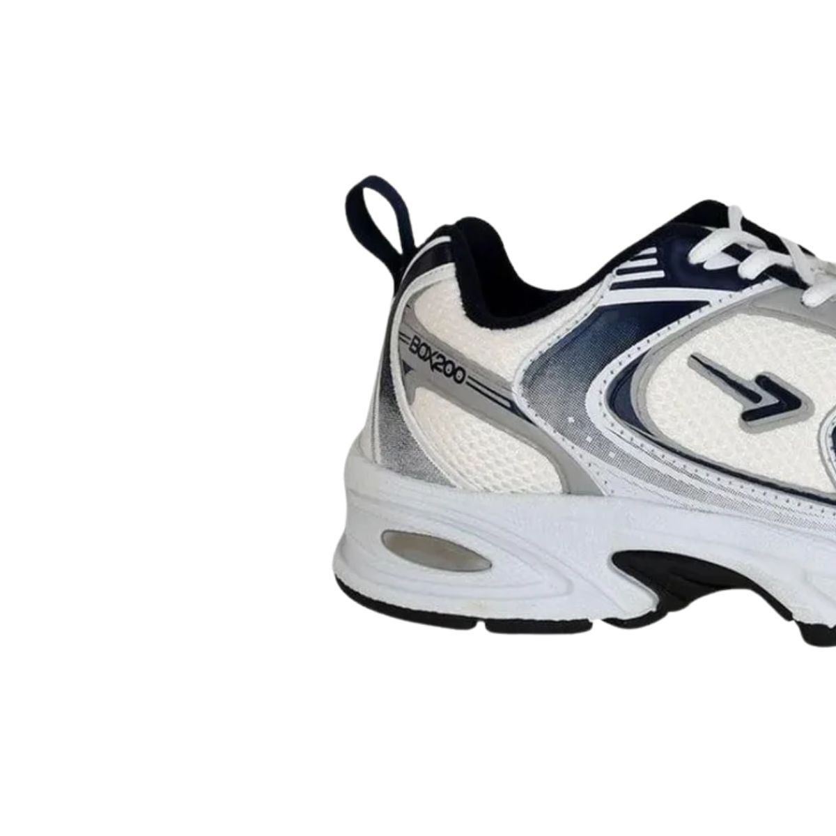 Tênis Corrida Masculino Box 200 Branco E Azul Branco/Cinza/Azul 7