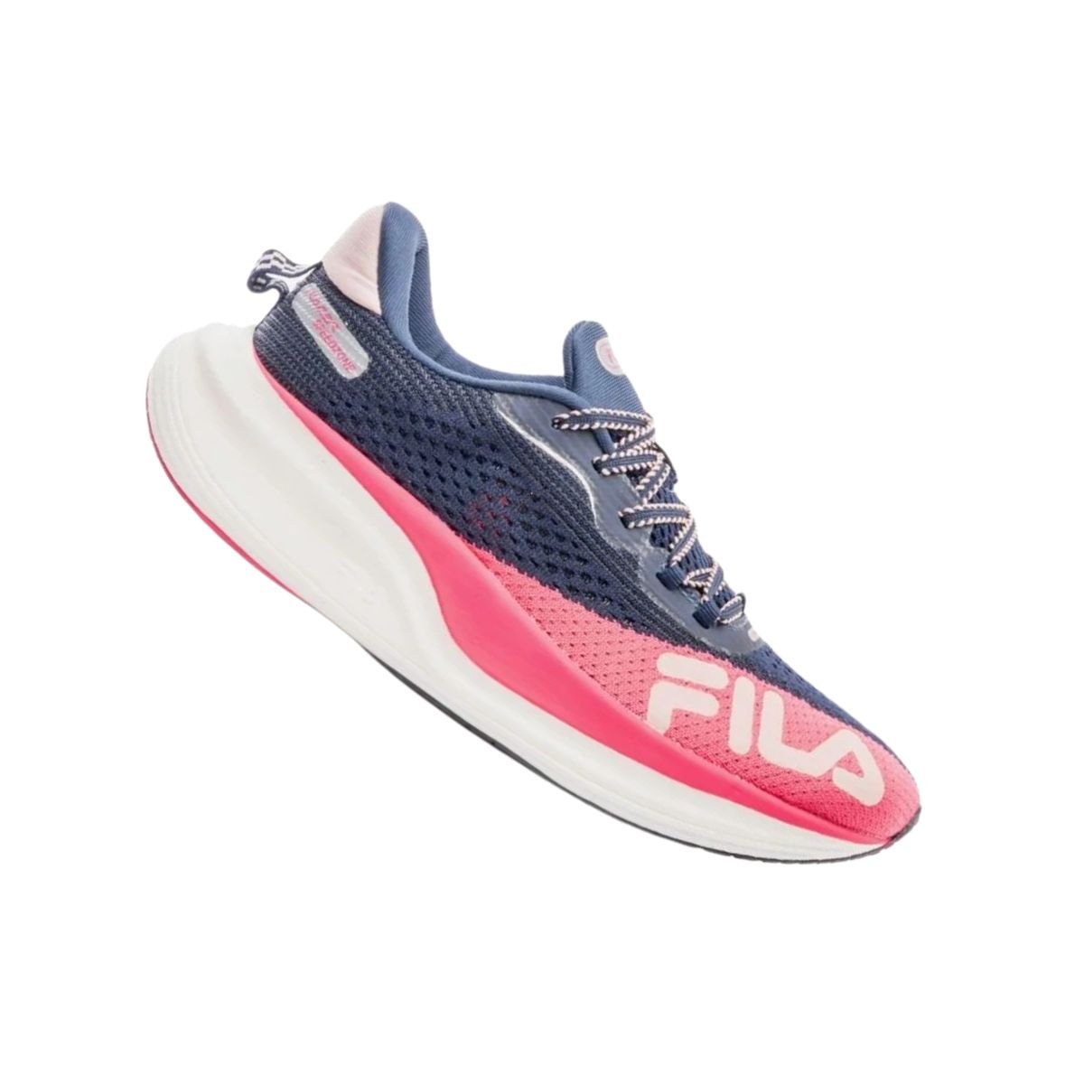 Tênis Running Feminino Fila Racer Speedzone Azul Roxo/Rosa 6