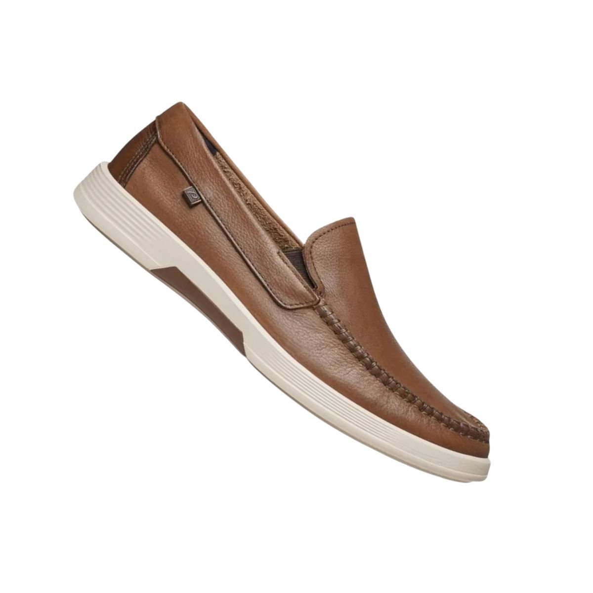 Sapato Mocassim Masculino Slip On Pegada Marrom Marrom 6