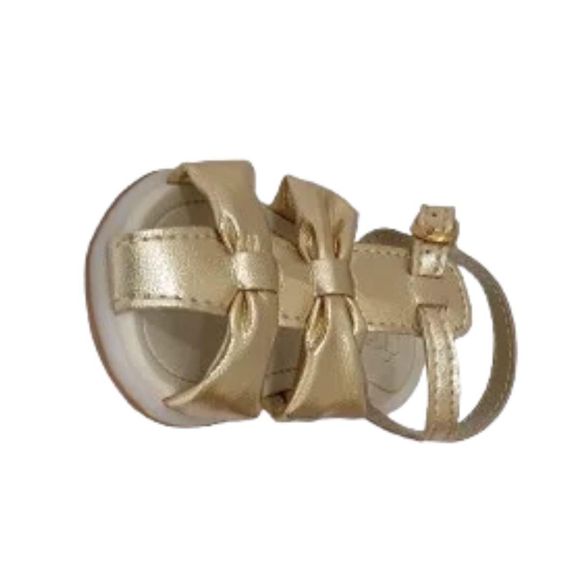 Sandália Infantil Rasteira Kidy Baby Equilibrio Dourada Dourado 6