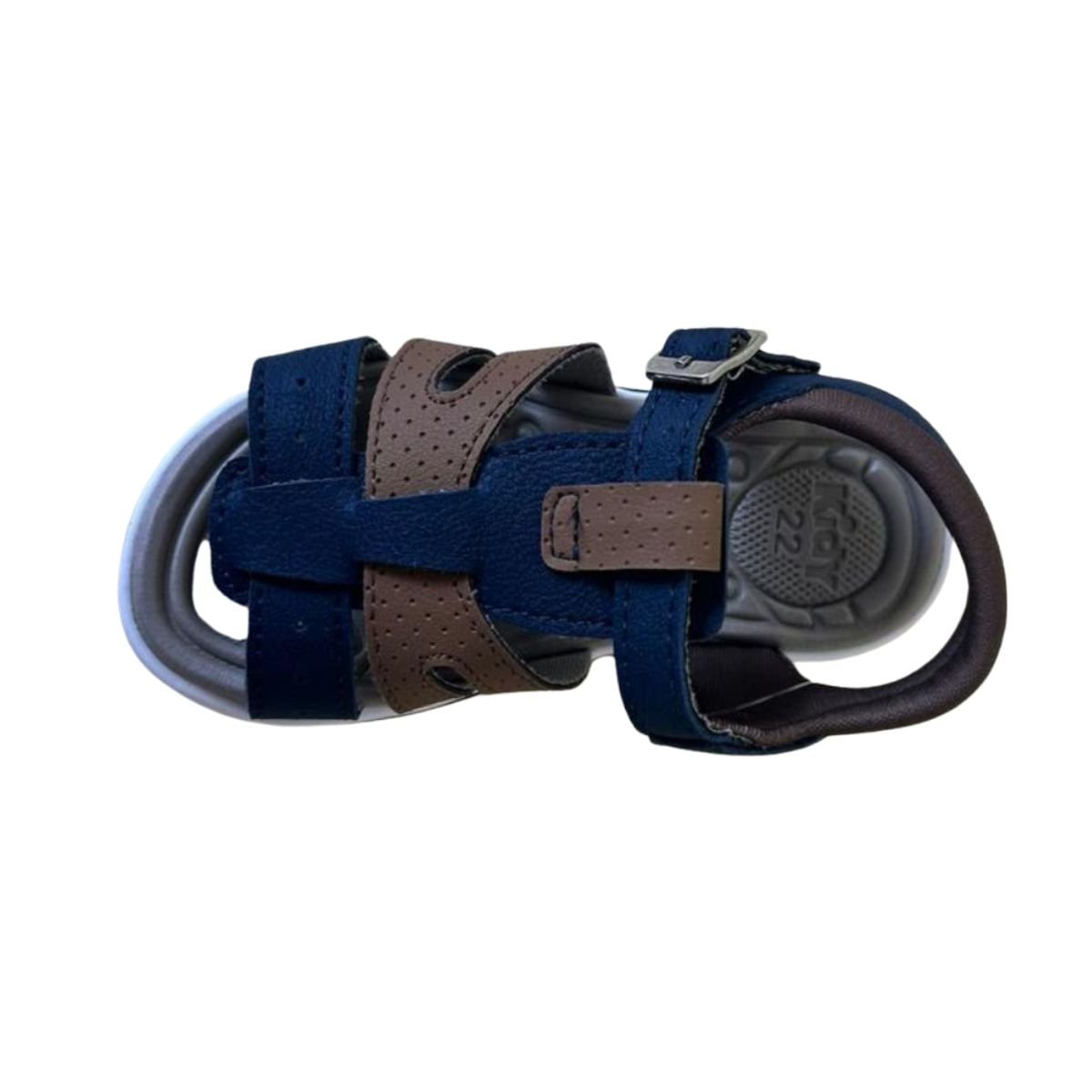 Sandália Infantil Papete Kidy Azul Marinho/Caramelo 5