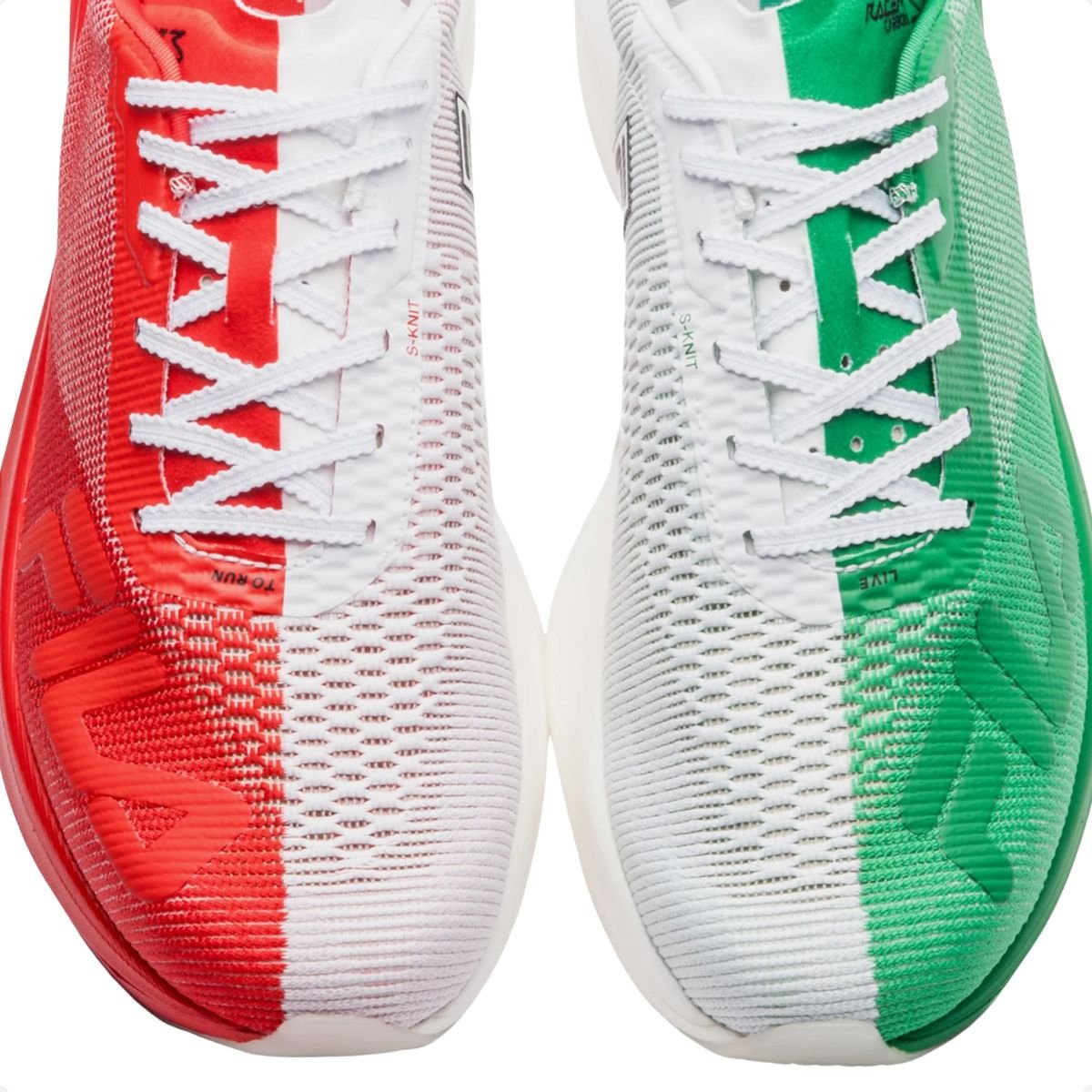 Tenis Running Masc Fila Racer Carbon 3 Branco/Vermelho/Verde 7