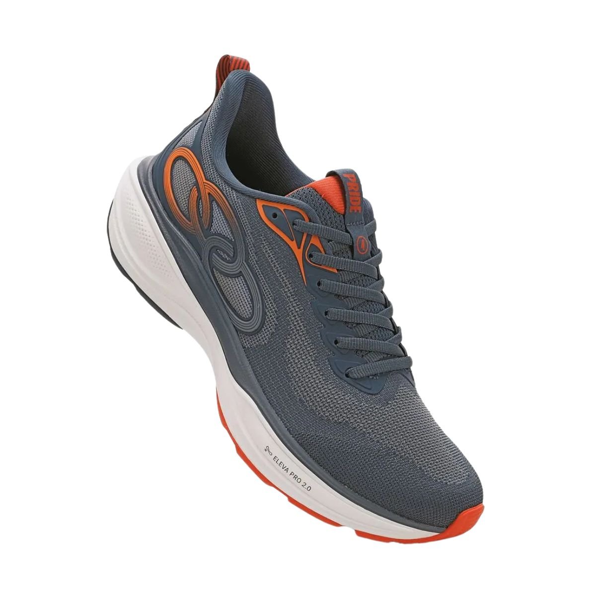 Tênis Esportivo Masculino Olympikus Pride 4 Azul/Laranja 2