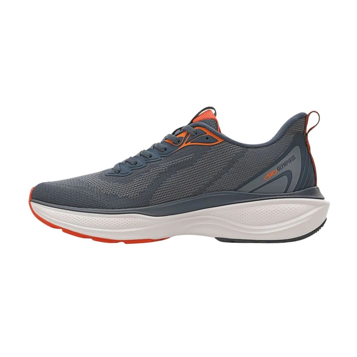 Tênis Esportivo Masculino Olympikus Pride 4 Azul/Laranja 5