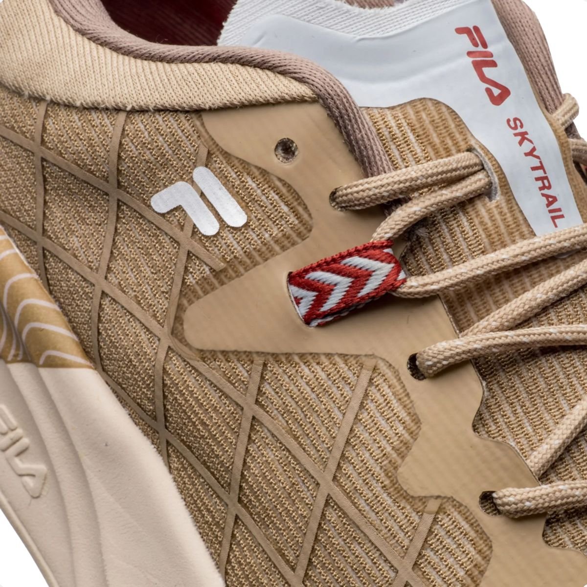 Tênis Fila Racer Skytrail Feminino Bege Bege 6