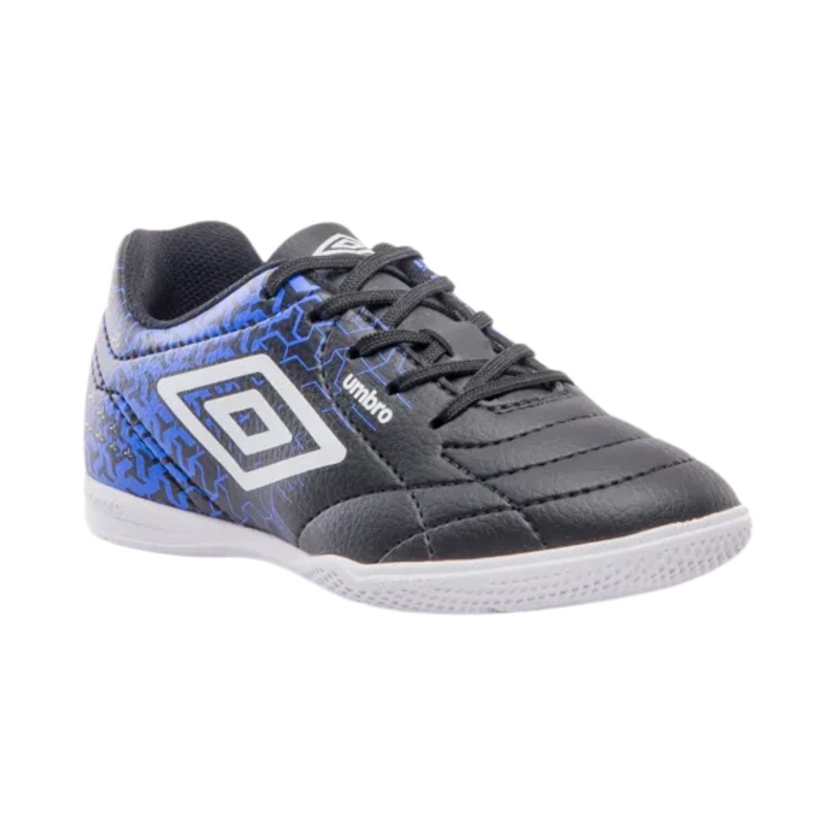 Chuteira Futsal Umbro Class Neo Jr Preto/Royal/Branco 2