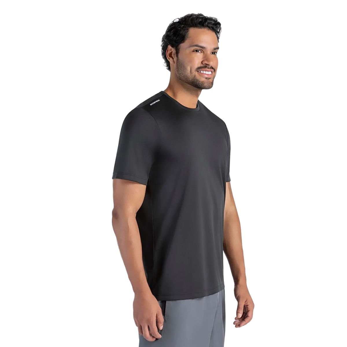 Camiseta Masculina Olympikus Essential Mc 2.0 Preta Preto 2