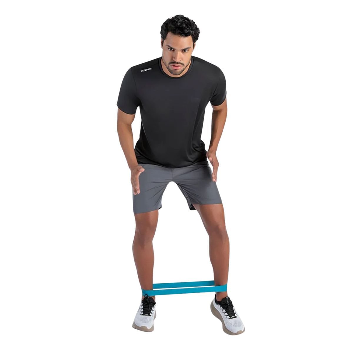 Camiseta Masculina Olympikus Essential Mc 2.0 Preta Preto 3