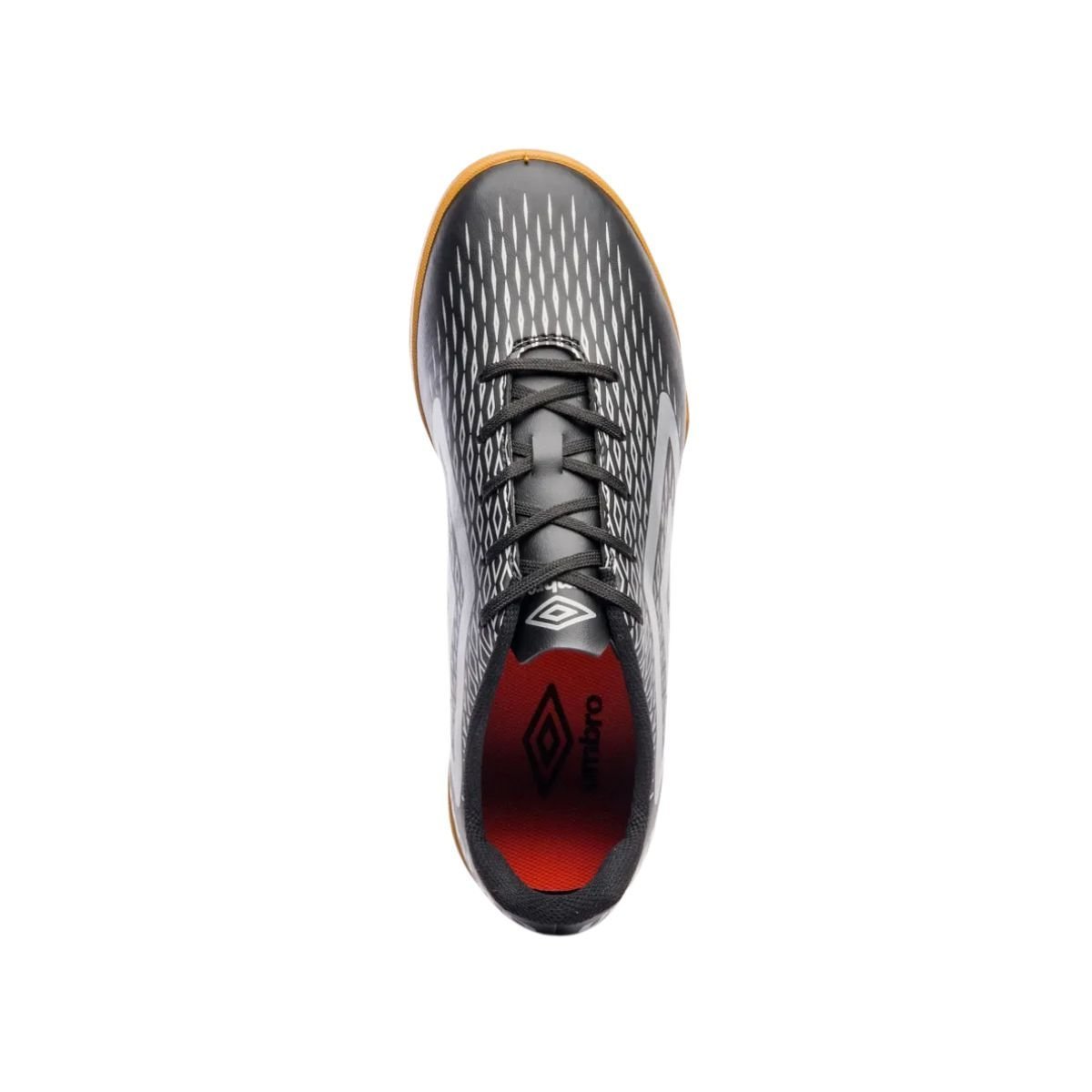 Chuteira Indoor Masculina Umbro X-Diamond Preta Preto/Cinza 3