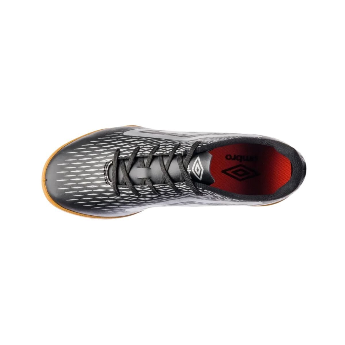 Chuteira Indoor Masculina Umbro X-Diamond Preta Preto/Cinza 6