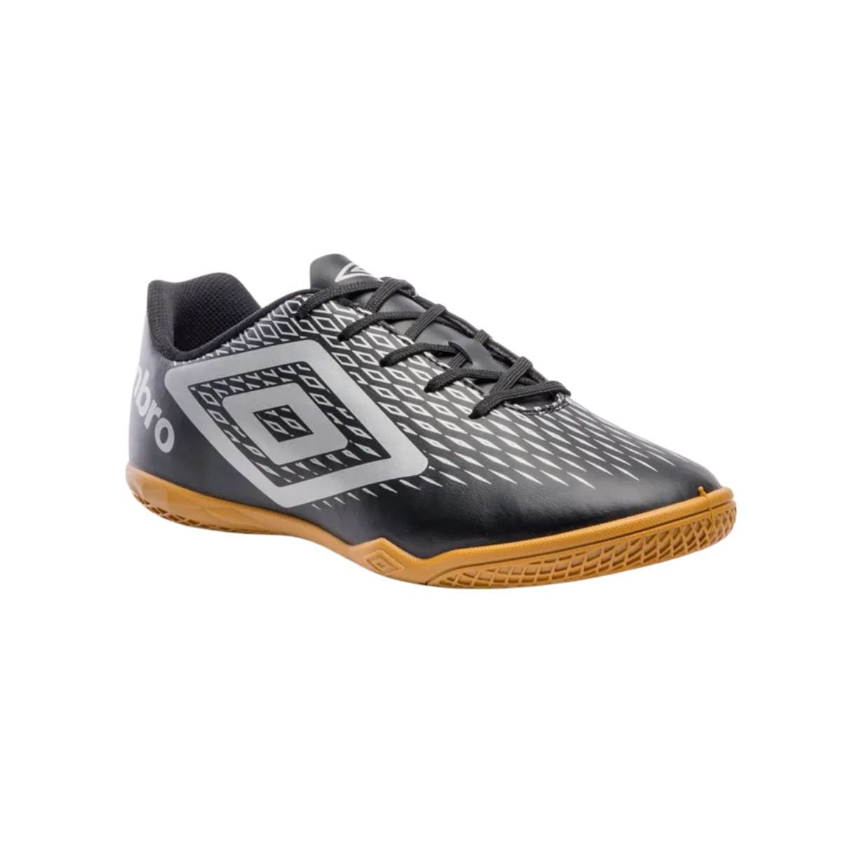 Chuteira Indoor Masculina Umbro X-Diamond Preta Preto/Cinza 2