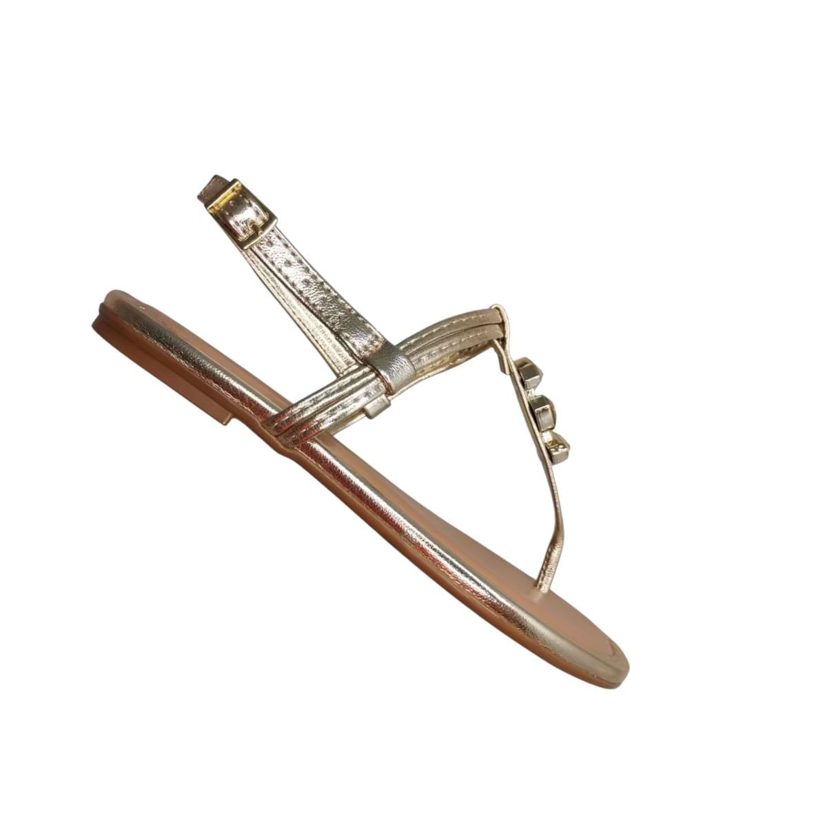 Sandália Infantil Rasteira Molekinha Dourada Dourado 7