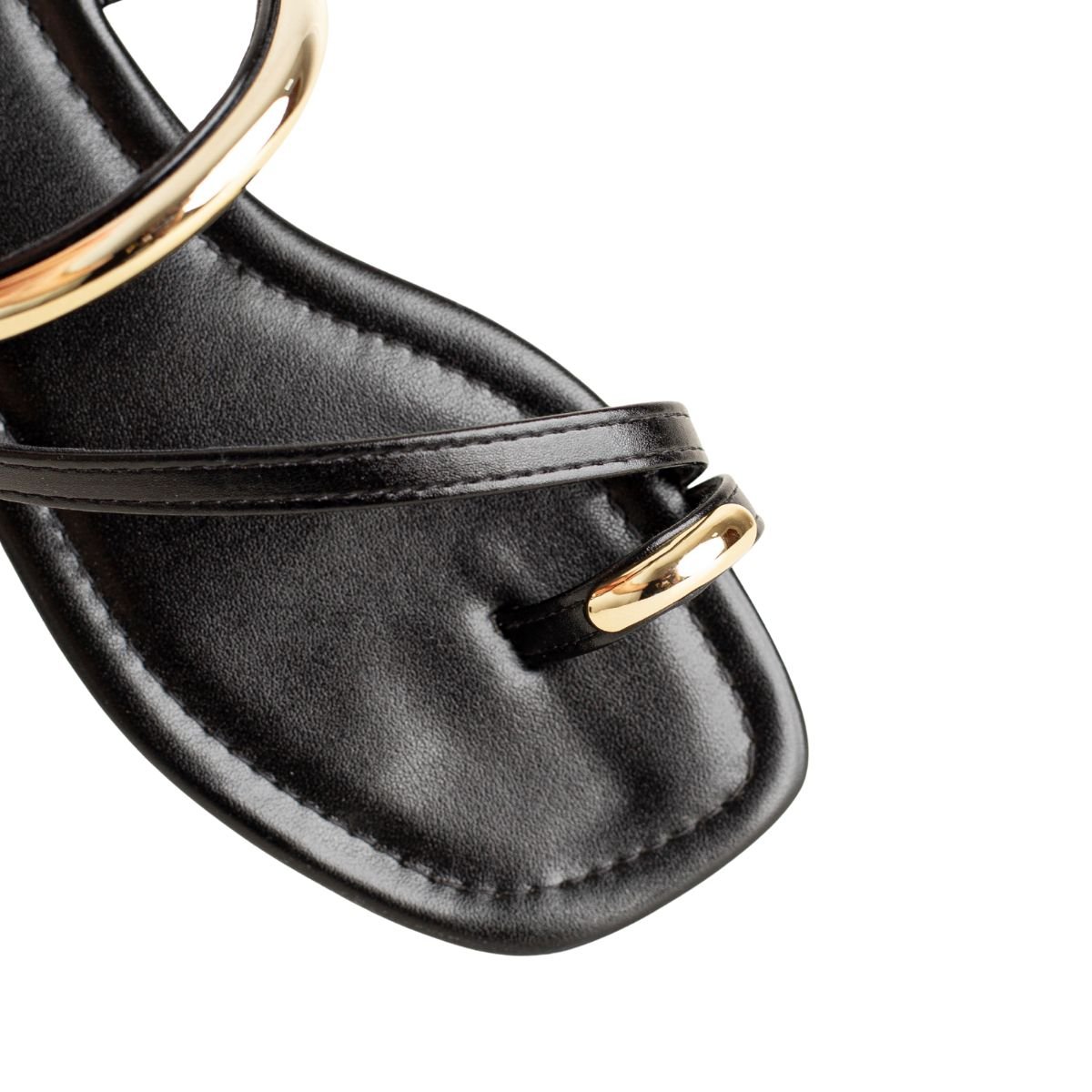 Tamanco Rasteiro Vittoria Dm Preto Preto 3