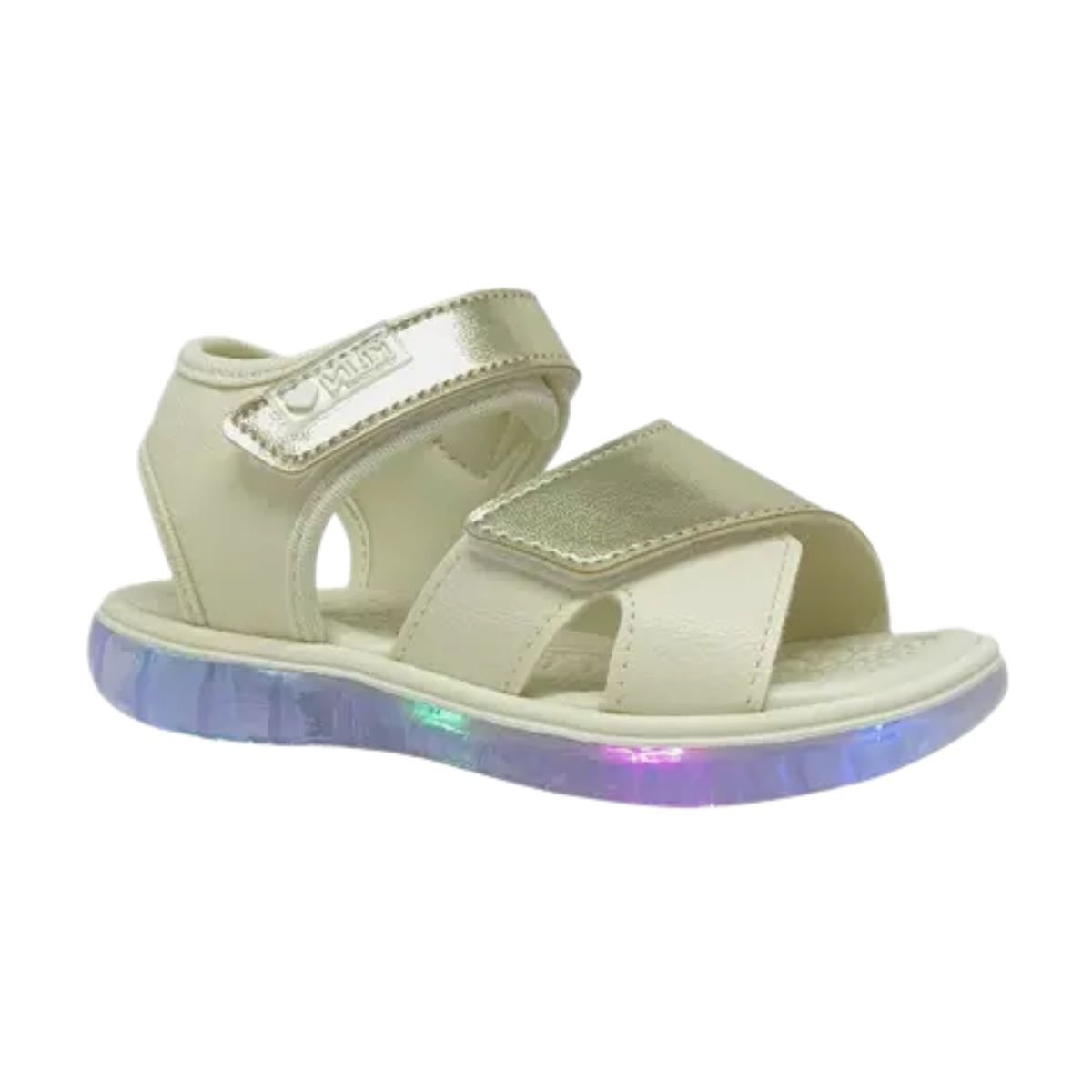 Sandália Infantil Papete Klin Led Branco Branco 2