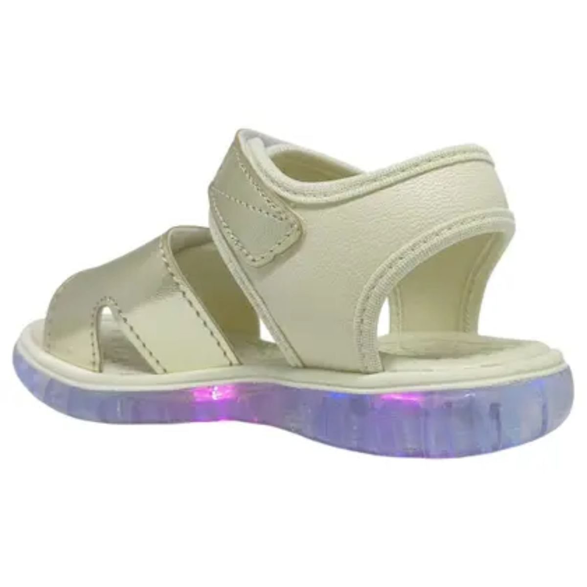 Sandália Infantil Papete Klin Led Branco Branco 7