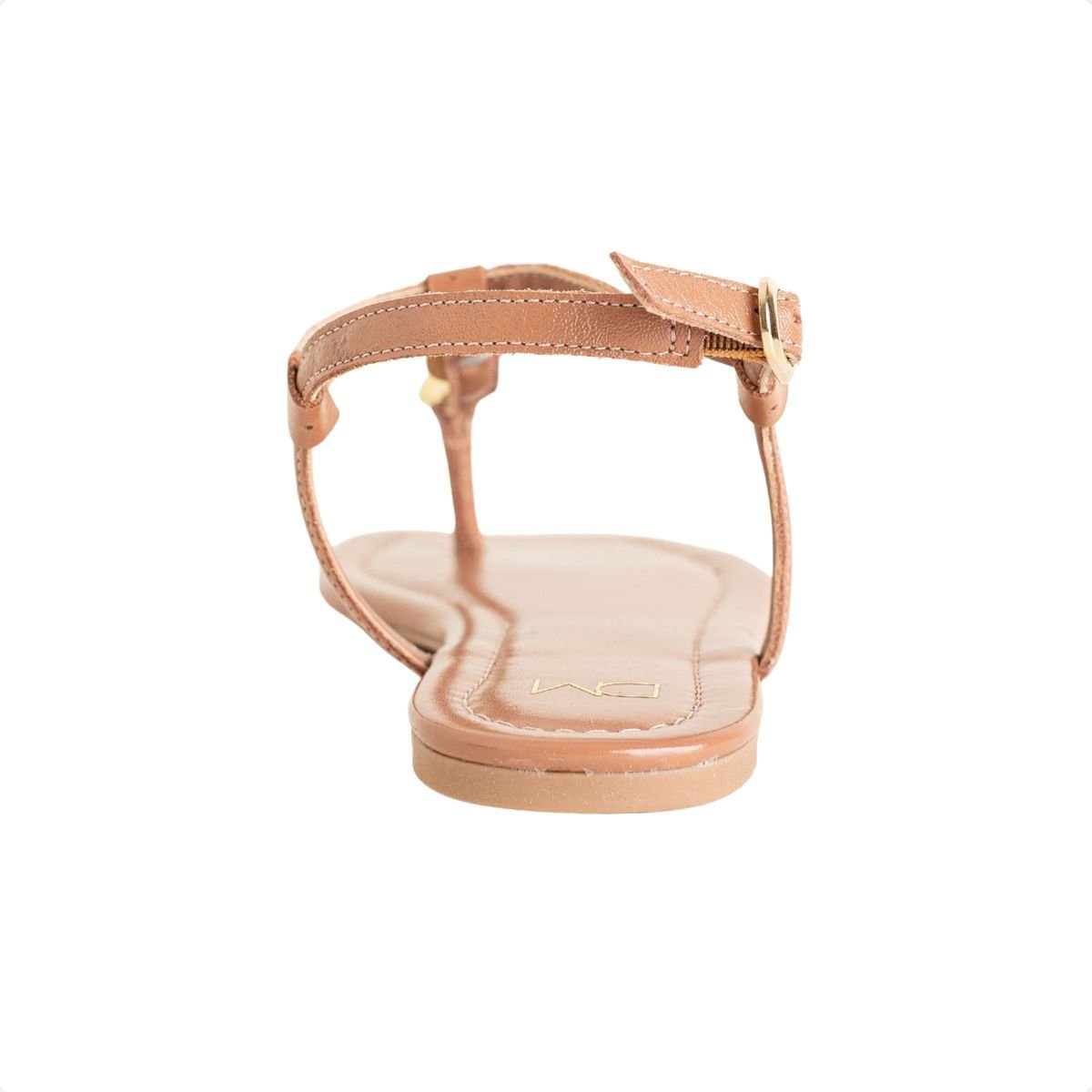 Sandália Rasteira Dm Lumi Nude Bege 4
