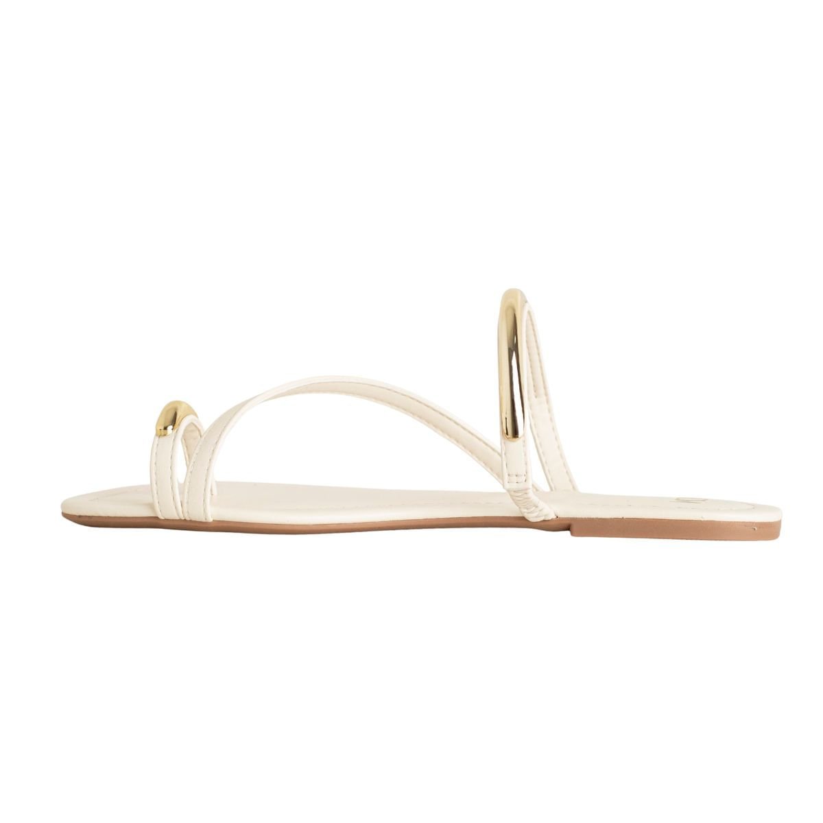 Tamanco Rasteiro Vittoria Dm Branco Marfim 5