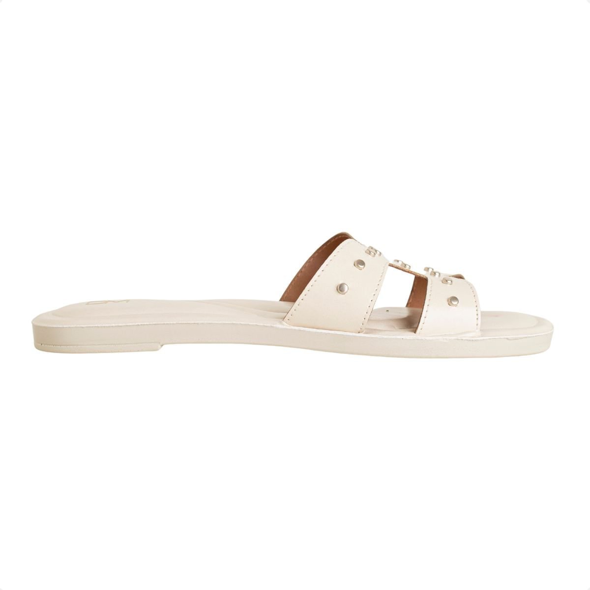 Tamanco Rasteiro Dm Nice Off White Branco 1