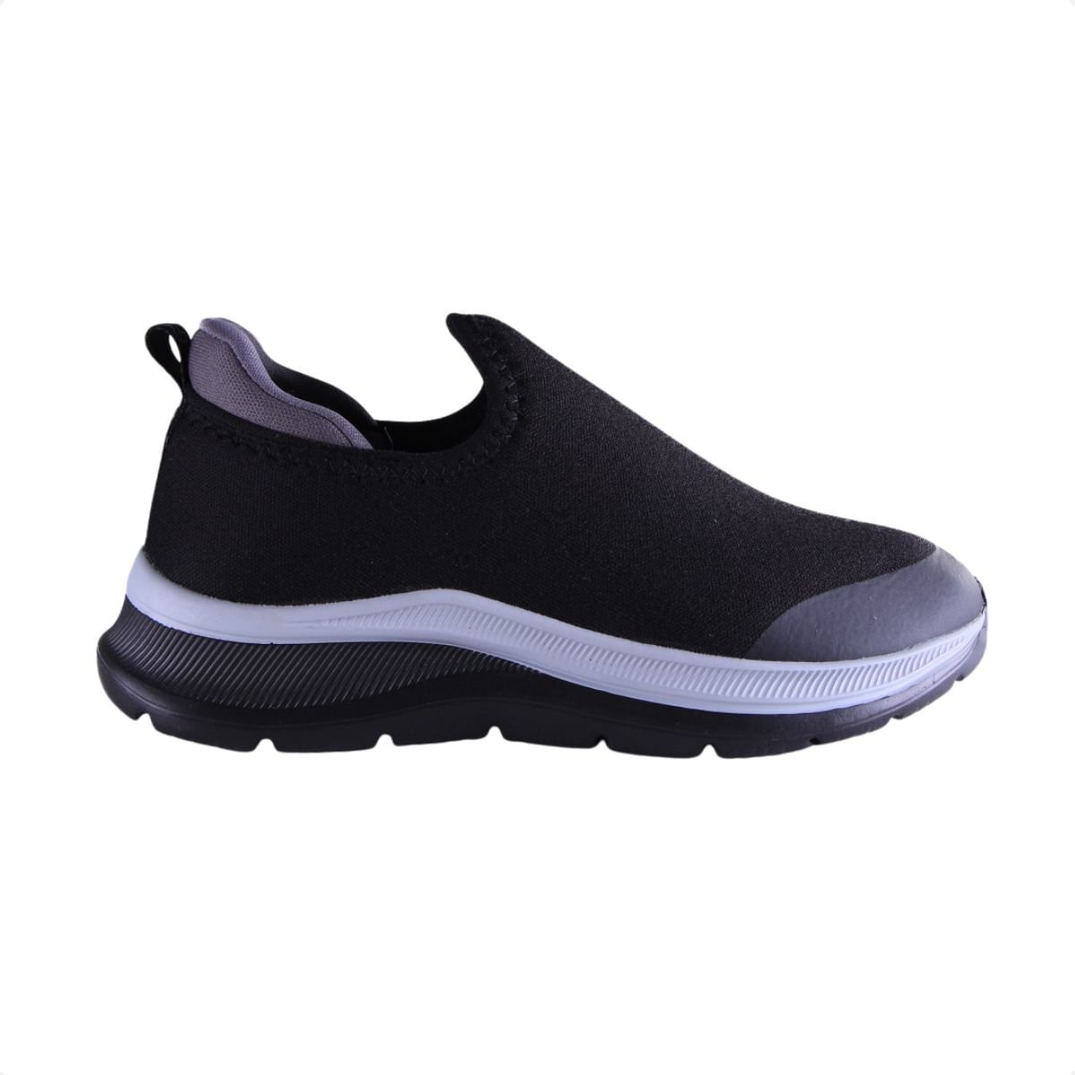 Tênis Corrida Infantil Klin Slip On Preto