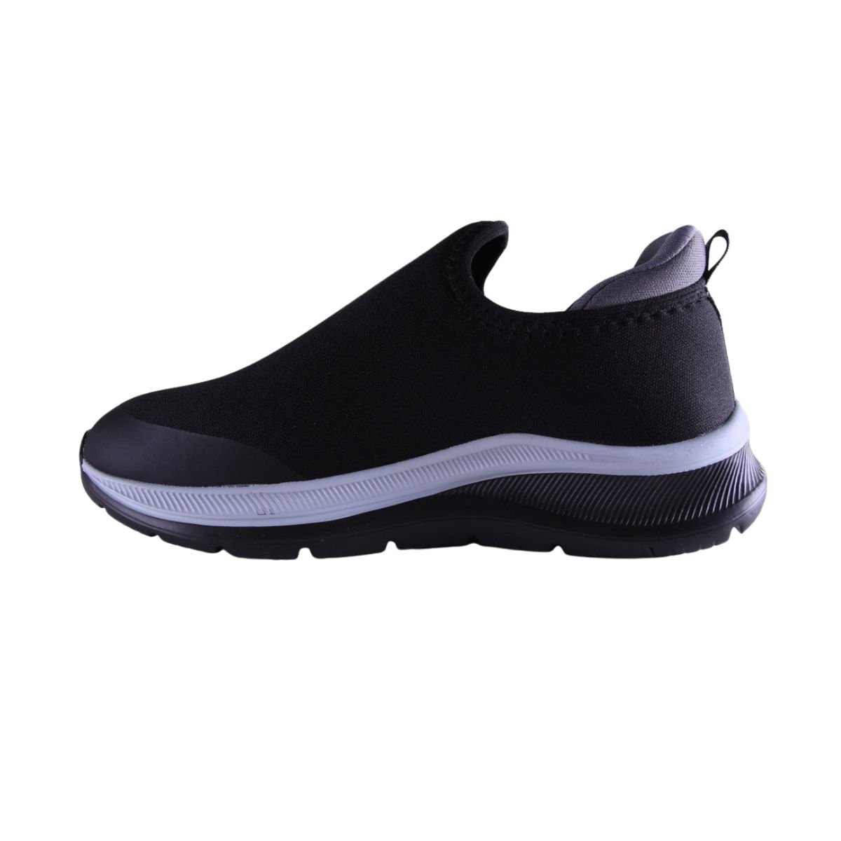 Tênis Corrida Infantil Klin Slip On Preto Preto 5