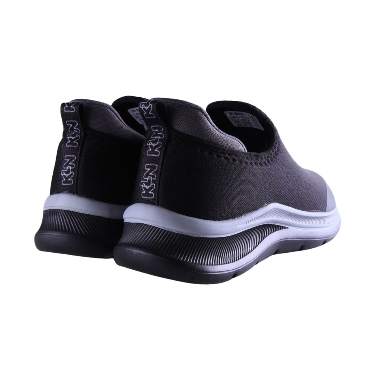 Tênis Corrida Infantil Klin Slip On Preto Preto 6