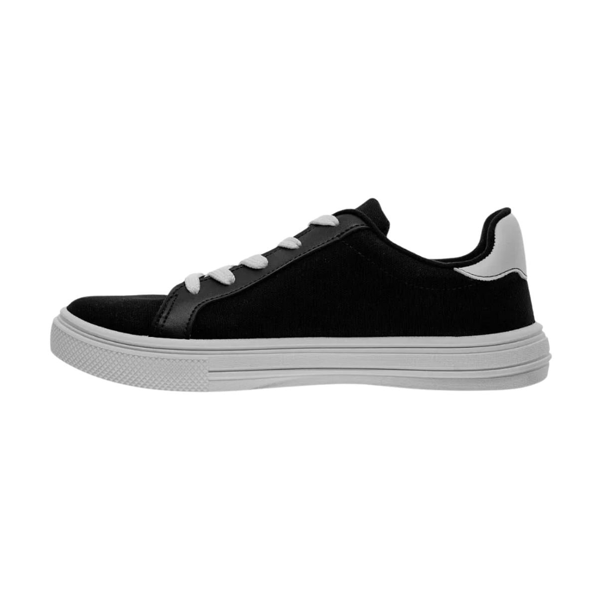 Tênis Moda Feminino Moleca Preto E Branco Preto/Branco 5