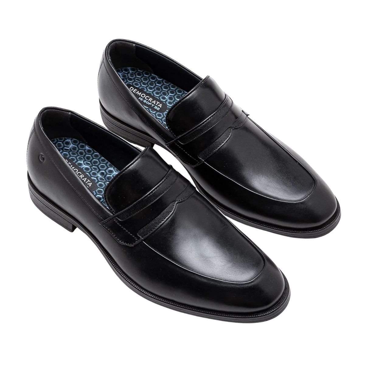 Sapato Masculino Social Democrata Duke Preto Preto 3
