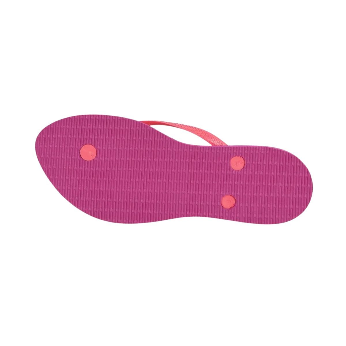 Chinelo Feminino Dedo Havaianas Slim Point Laranja E Rosa Rosa 4