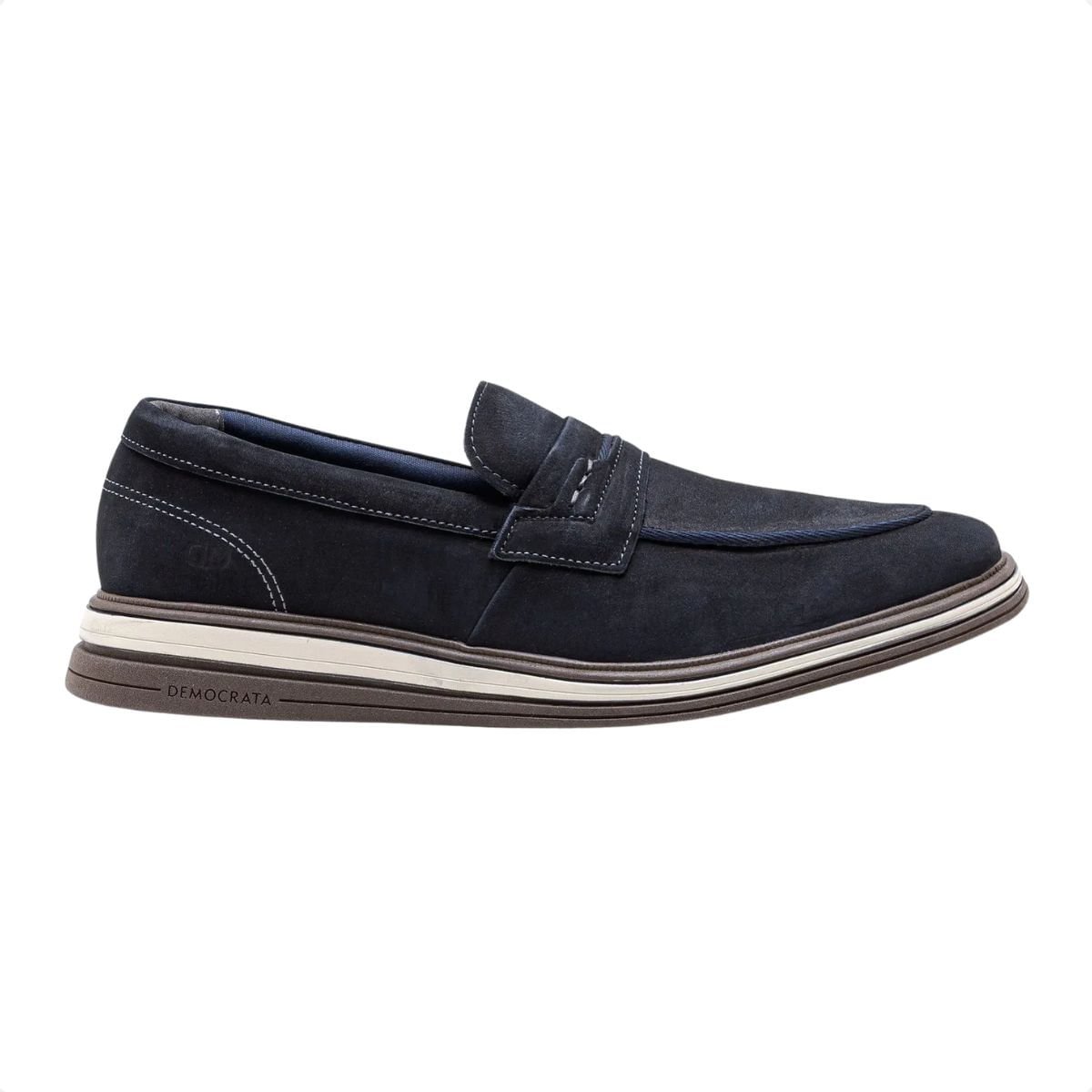 Sapato Masculino Esporte Fino Democrata Dune Azul