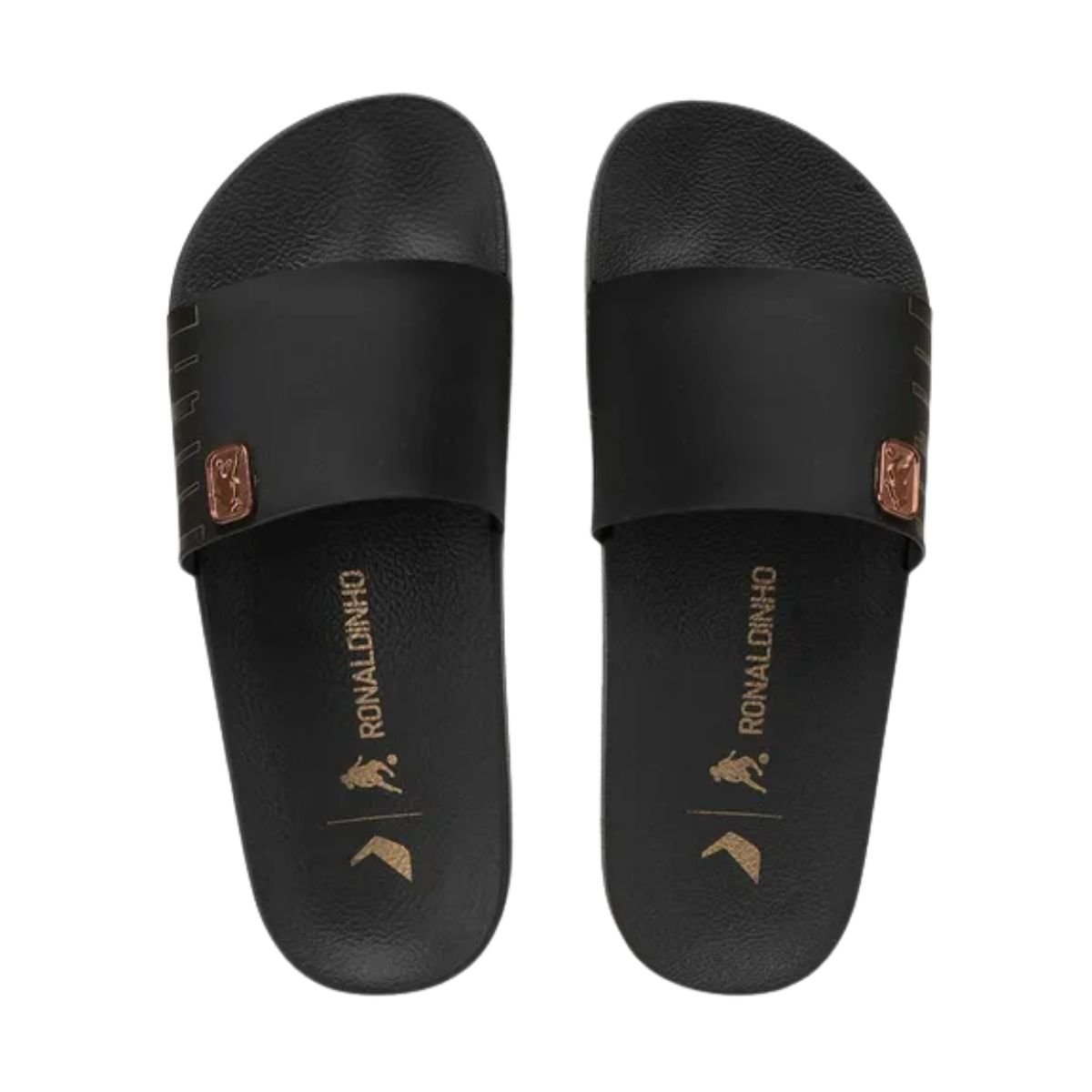 Chinelo Masculino Slide Rider R10 Preto Preto 3