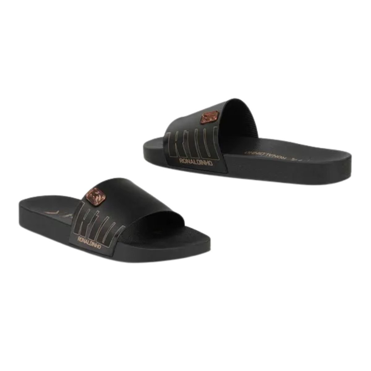 Chinelo Masculino Slide Rider R10 Preto Preto 5
