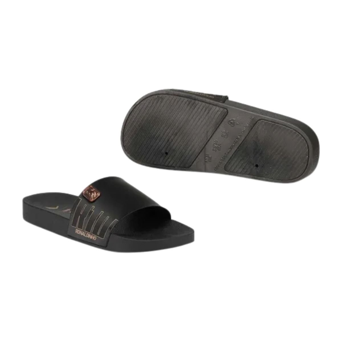 Chinelo Masculino Slide Rider R10 Preto Preto 7