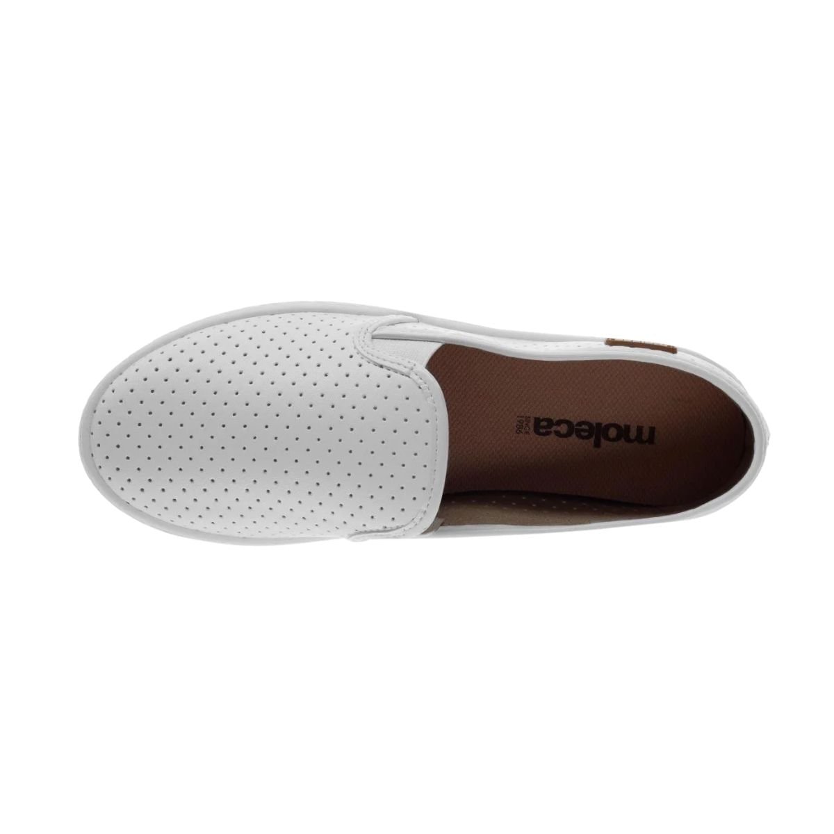 Tênis Moda Feminino Flatform Moleca Branco Branco 3