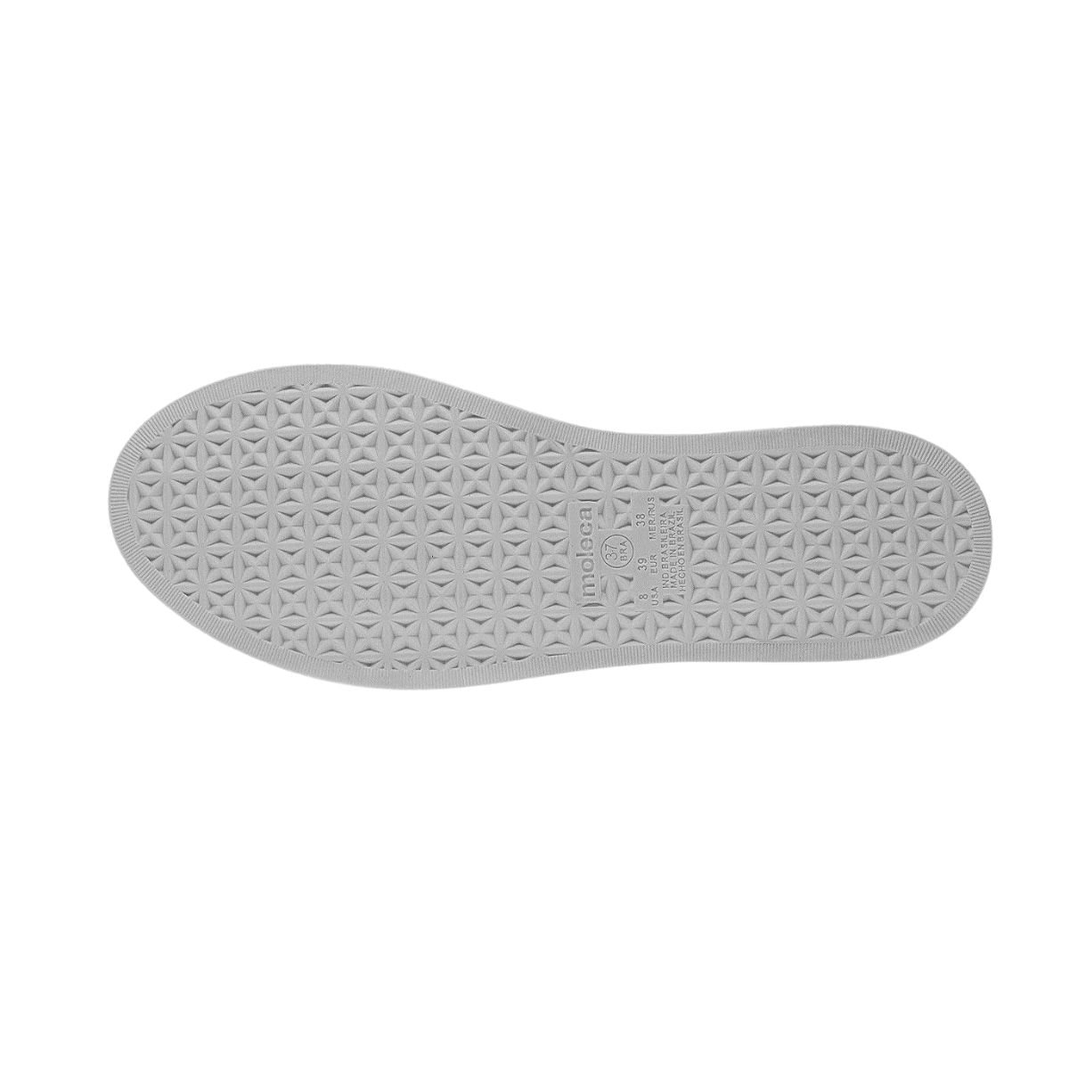 Tênis Moda Feminino Flatform Moleca Branco Branco 4