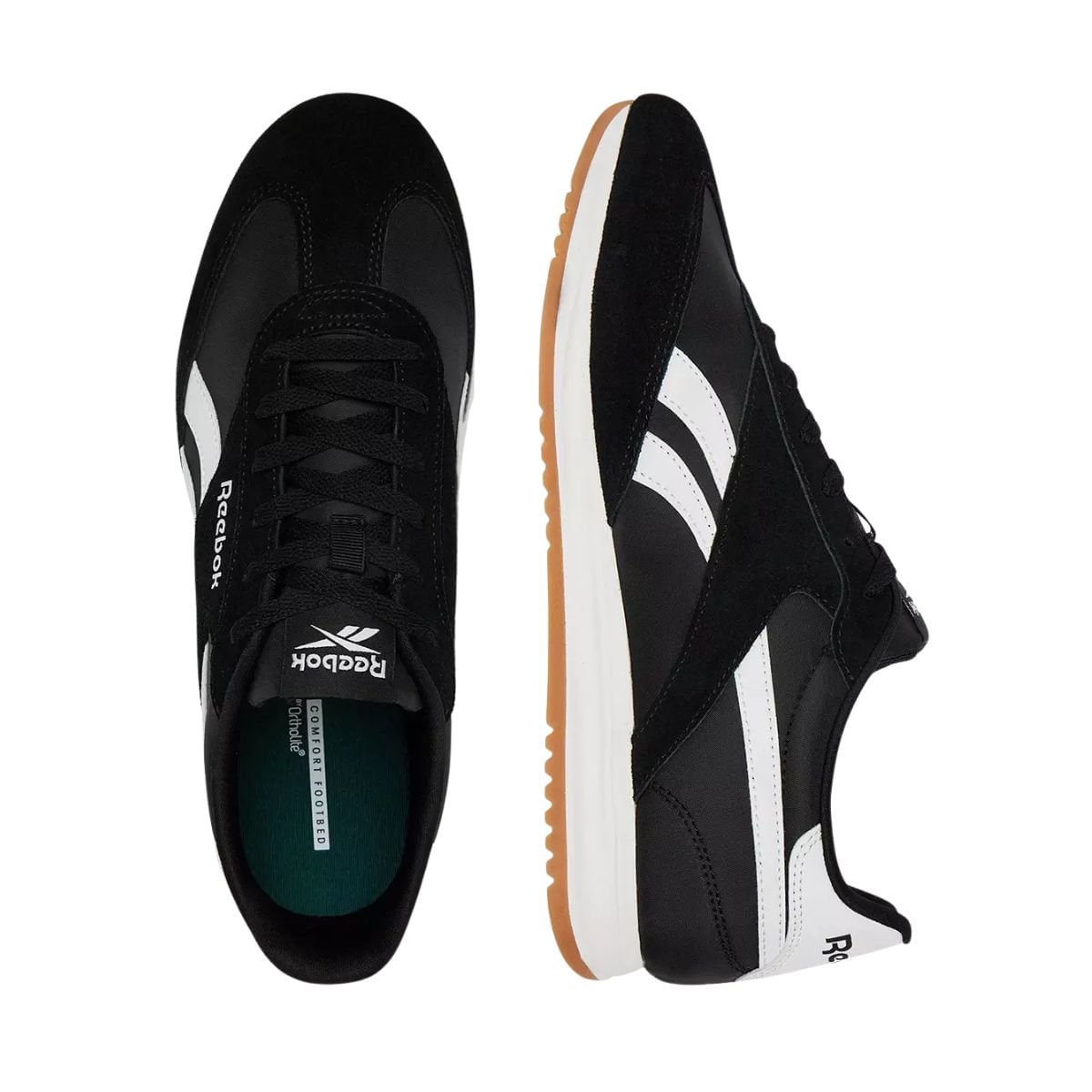 Tenis Casual Masc Casual Reebok  Rbf10004-Msprpt Preto/Branco 3