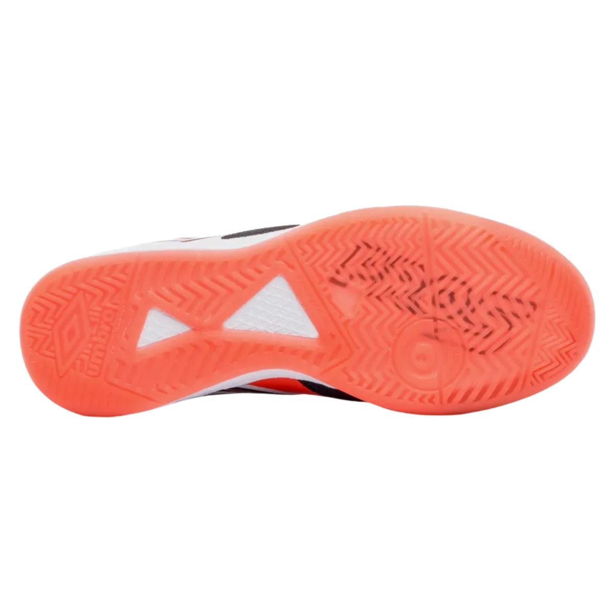 Chuteira Indoor Masc Umbro Pro 5 Bump Coral/Branco/Preto 5