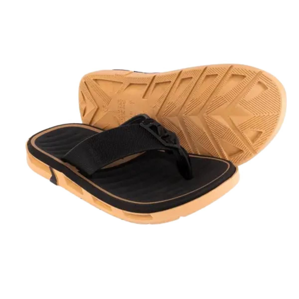 Chinelo Masculino Dedo Rider Feat Preto E Bege Bege/Preto 4