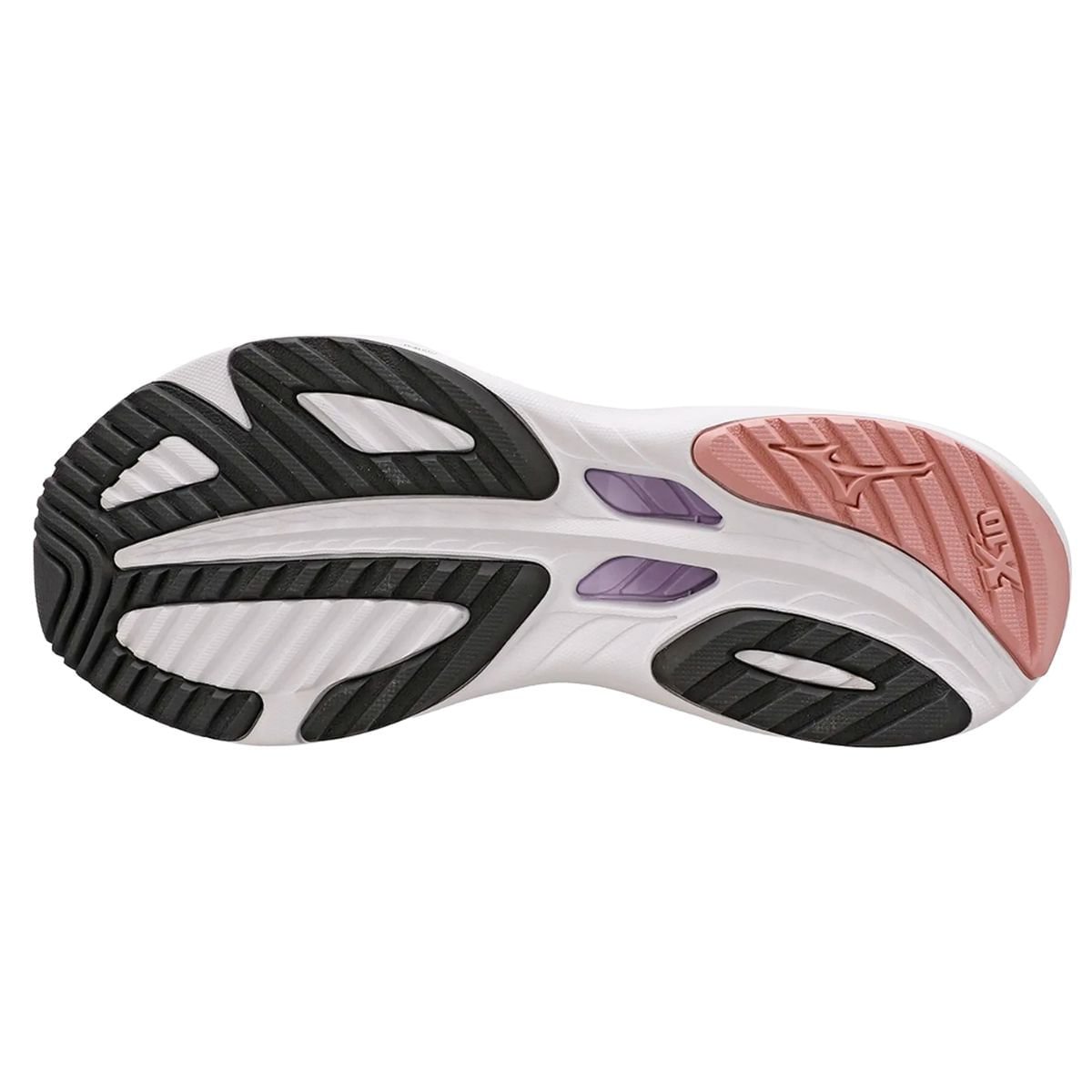 Tenis Running Fem Running Mizuno Miz Wave Stratos 3 Branco/Rosa/Roxo 6