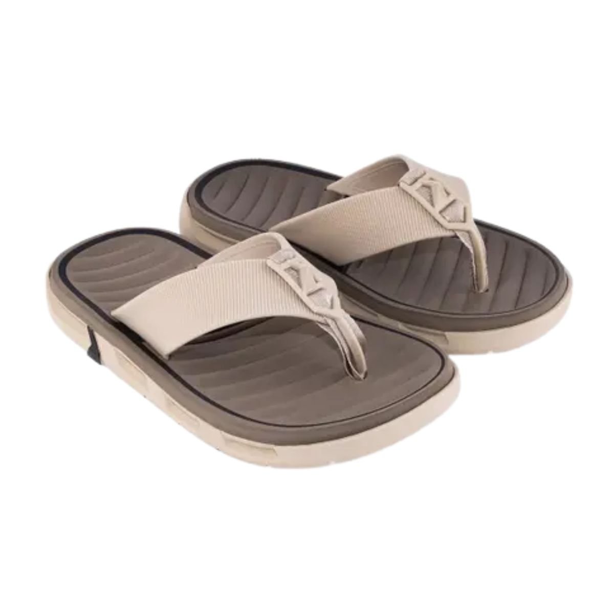 Chinelo Masculino Dedo Rider Feat Bege Bege 4