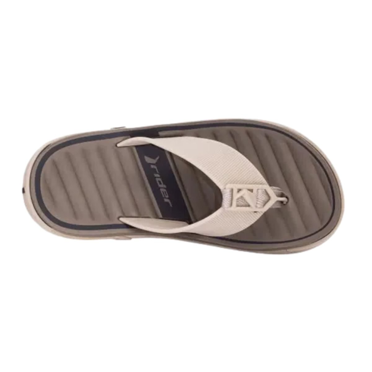 Chinelo Masculino Dedo Rider Feat Bege Bege 6