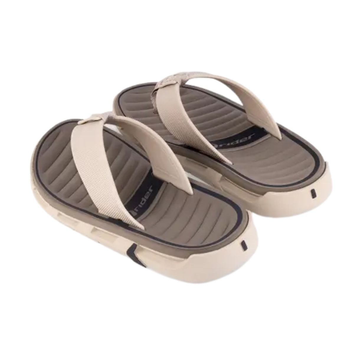 Chinelo Masculino Dedo Rider Feat Bege Bege 7