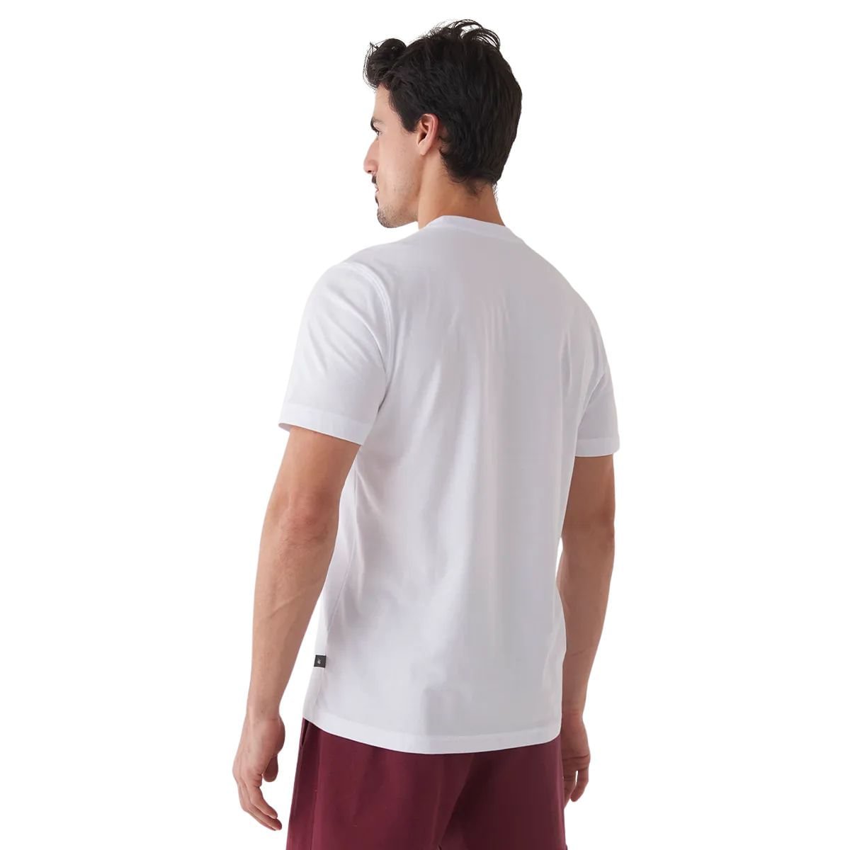 Camiseta Masculina New Balance Athletics Branca Branco 5