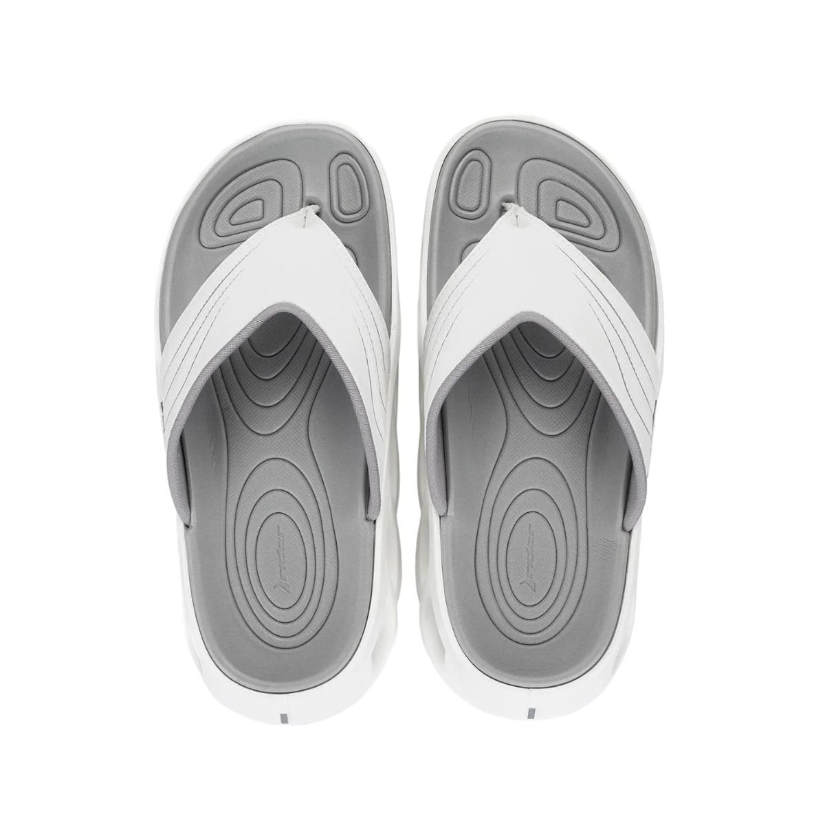 Chinelo Masculino Dedo Rider R Power Branco E Cinza Branco 3