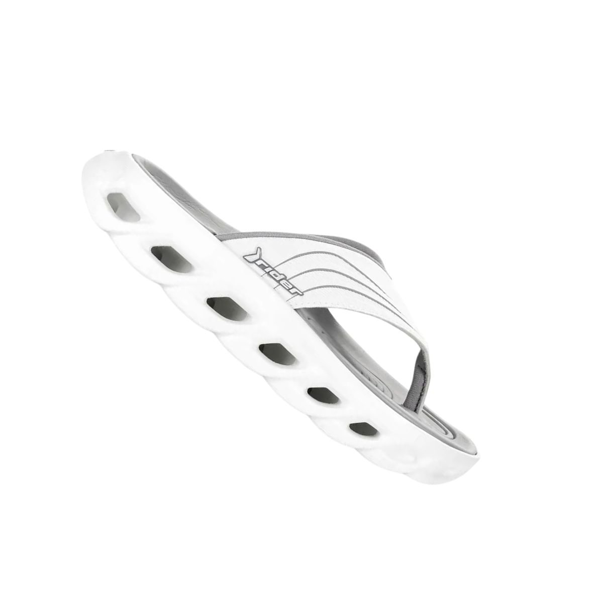 Chinelo Masculino Dedo Rider R Power Branco E Cinza Branco 7