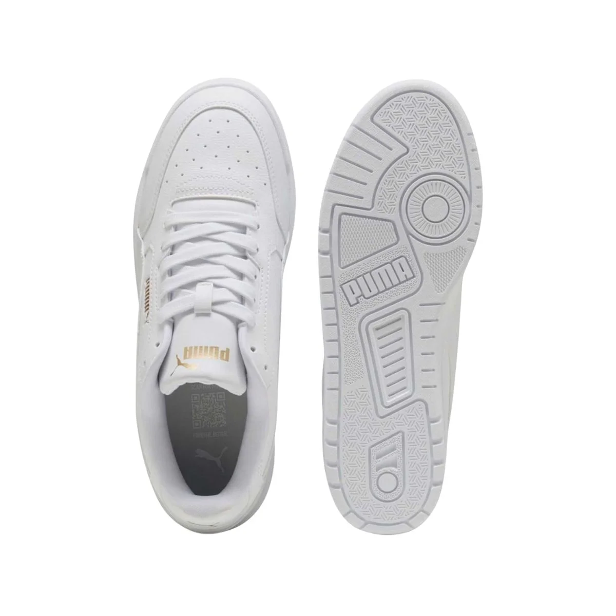 Tênis Casual Masculino Puma Shuffle Downtown Branco Branco 4