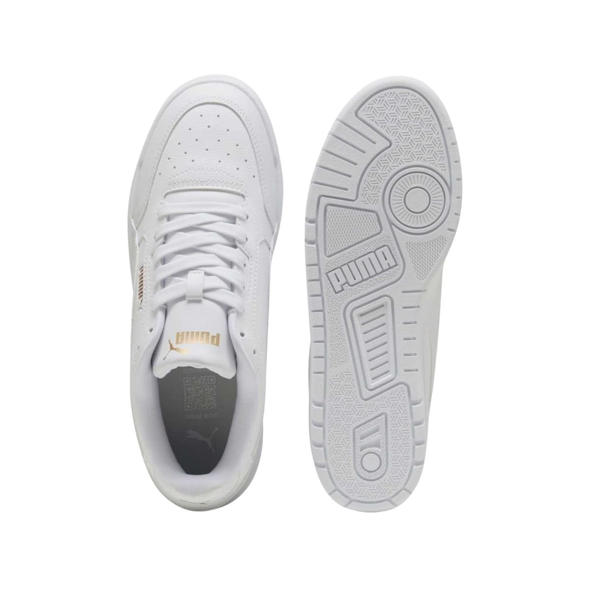 Tênis Casual Masculino Puma Shuffle Downtown Branco Branco 4