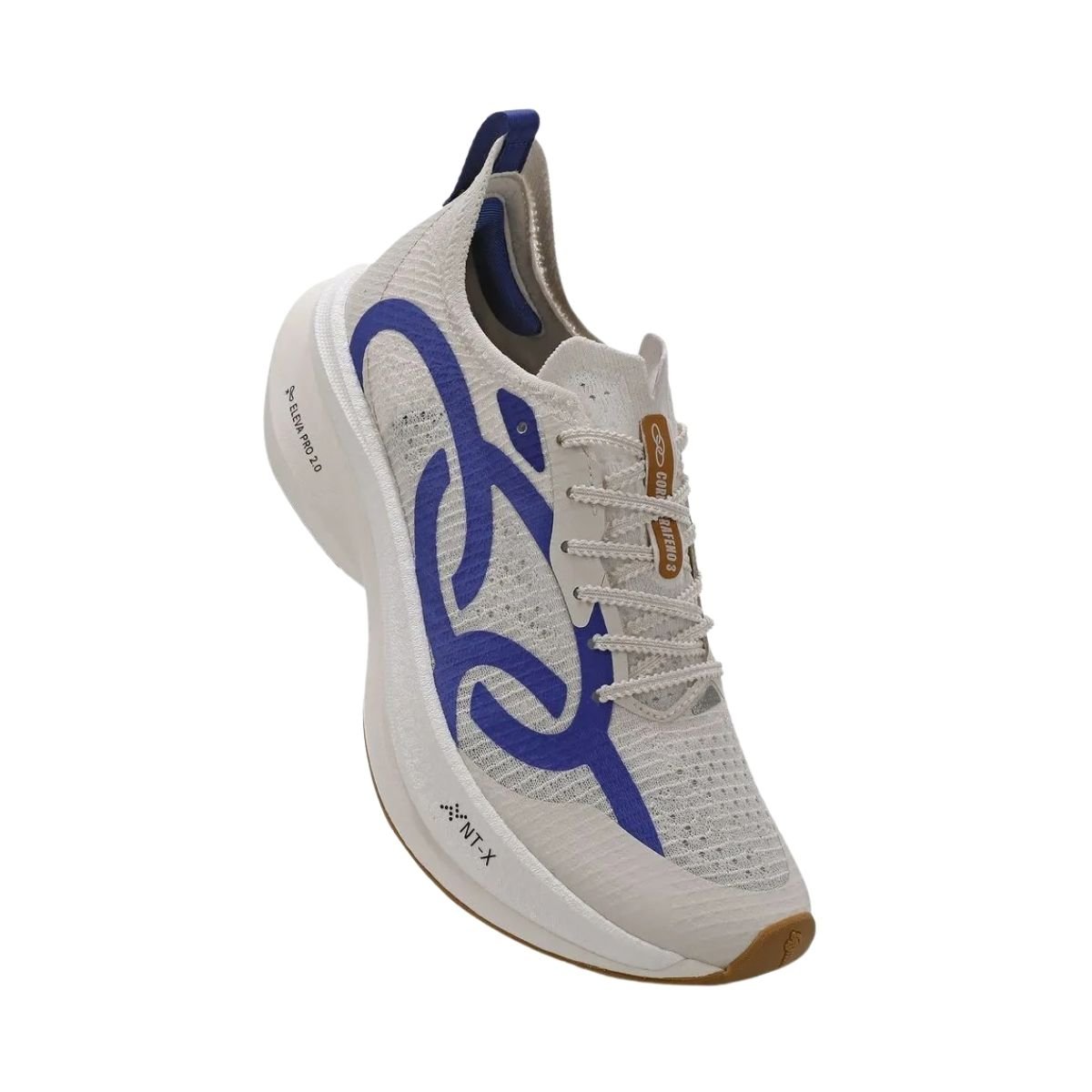 Tênis Corrida Masculino Olympikus Grafeno 3 Branco Branco/Azul 2