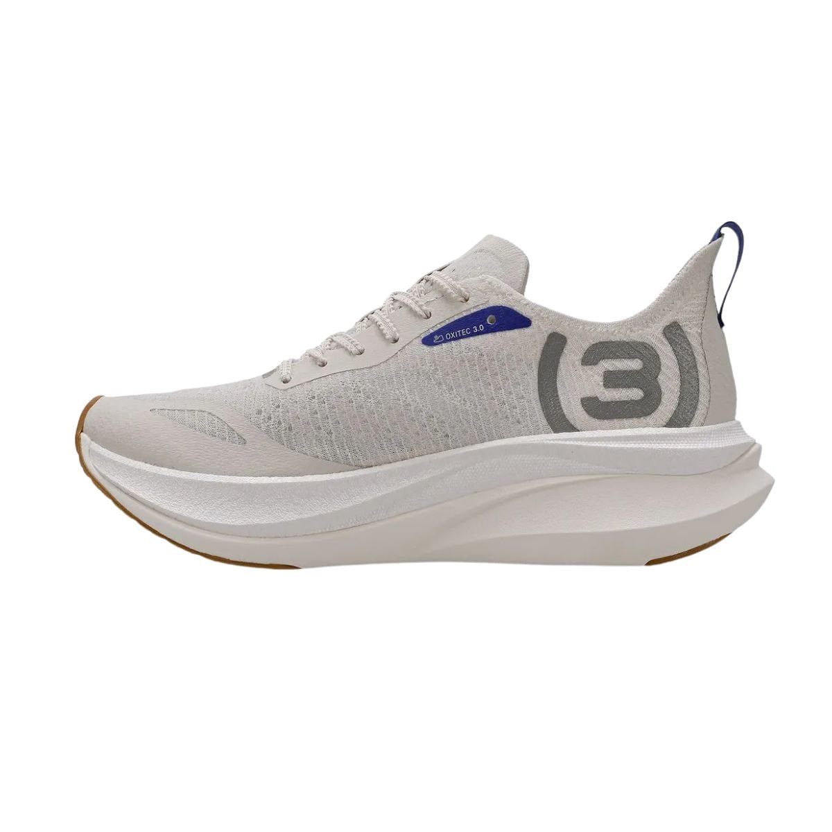 Tênis Corrida Masculino Olympikus Grafeno 3 Branco Branco/Azul 6
